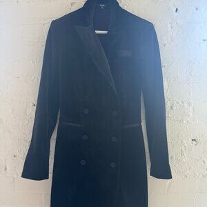 Express Velvet Blazer Dress